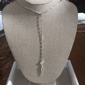 Multi-way silver Stella & Dot necklace